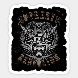 Street Rebellion Vintage Retro Sticker